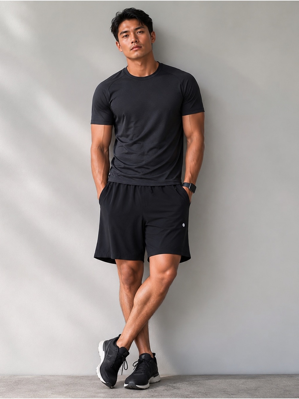 Soybu Men's Woven Tech Activewear 7” Shorts Style #1754012. Mens Size Large